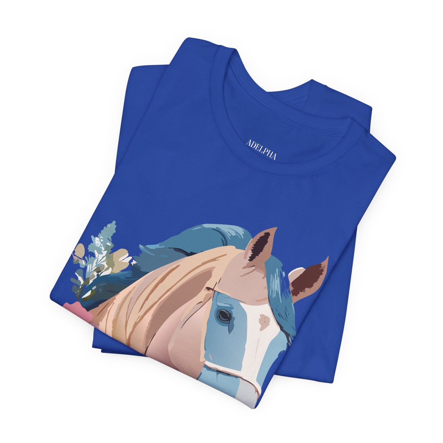 Horse Graphic Unisex 100 Cotton Vintage Animal Art T-Shirt 12