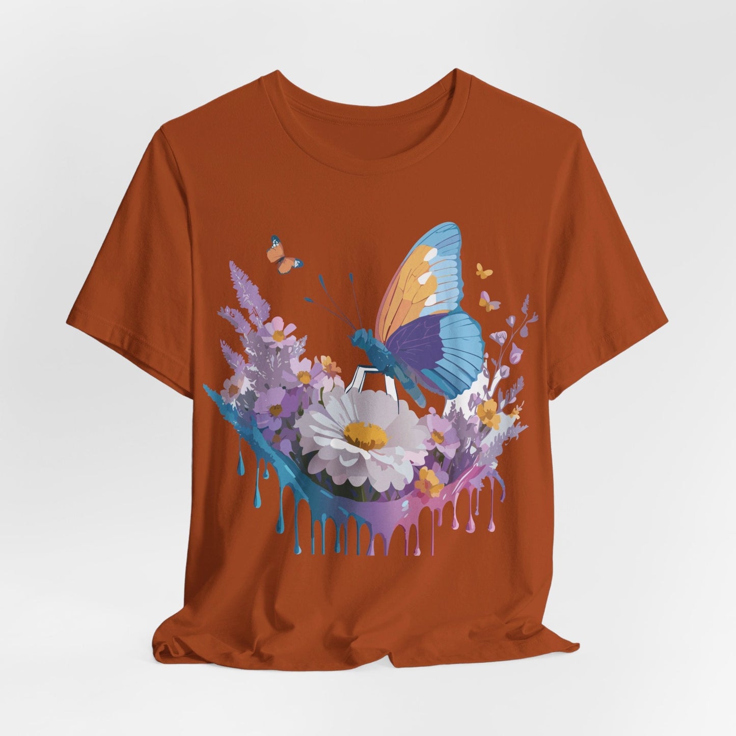 Adelpha Vintage Inspired Graphic Tee Unisex Short Sleeve Shirt