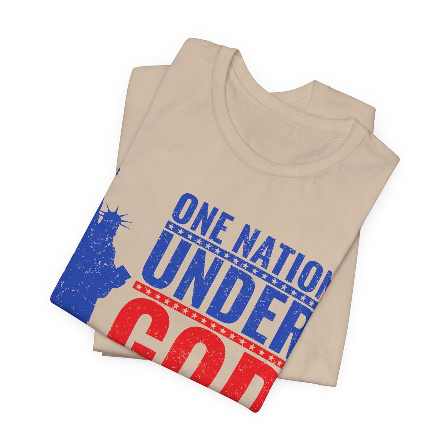 Statue of Liberty Patriotic Graphic Unisex Cotton T-Shirt a6