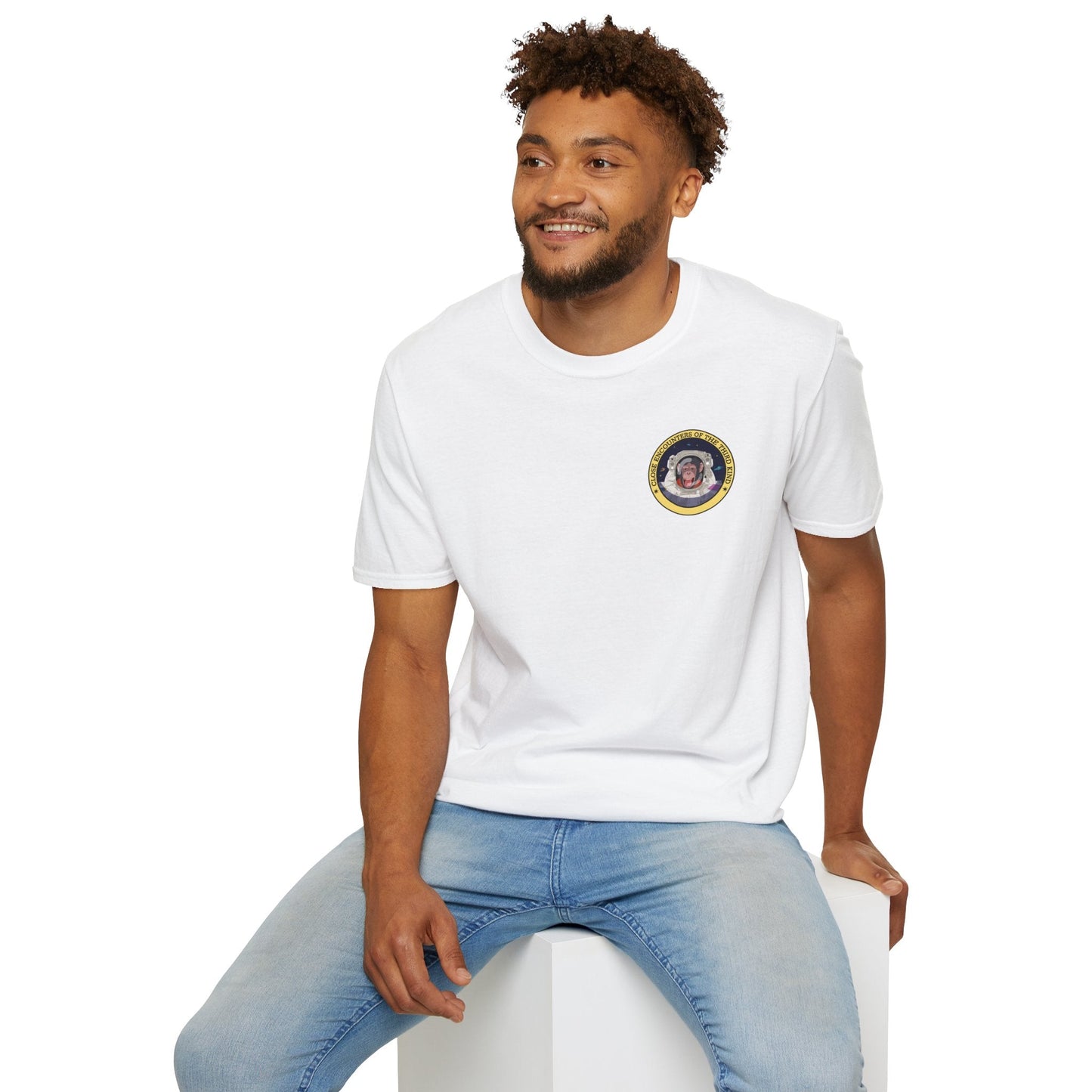 Funny T Shirts UFO Tees Funny Aliens Shirt Small Logo  8
