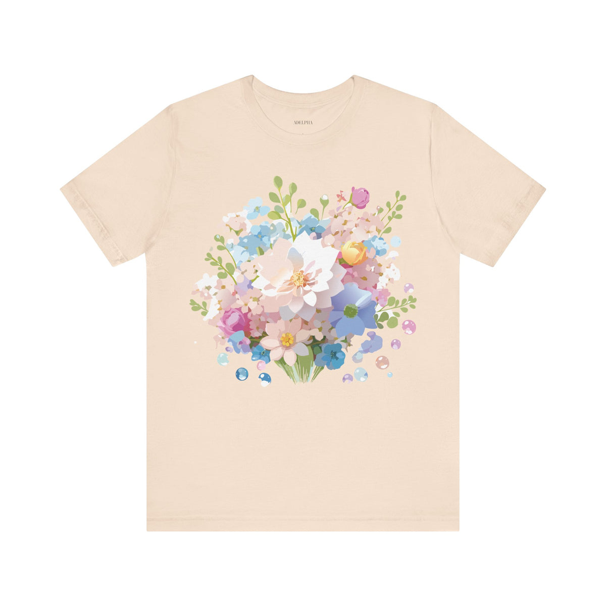 Floral Graphic Tee Shirt - Bella+Canvas Unisex 100 Cotton 13