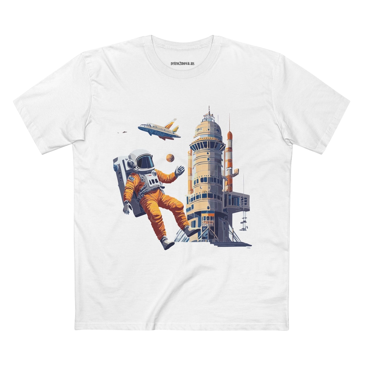 Cosmos Shirt Astronaut Design Unisex Premium Cotton Tee CS 32 Art Collection Original Art Design