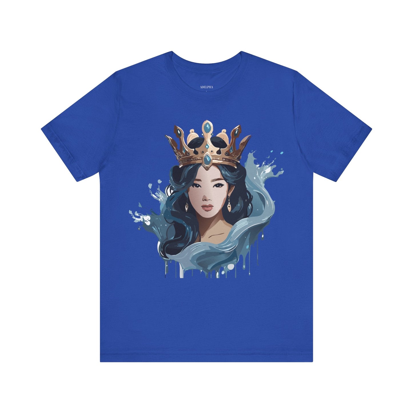 Queen Graphic Tee Unisex Vintage Inspired Art Design Shirt By Adelpha Jersey Short Sleeve