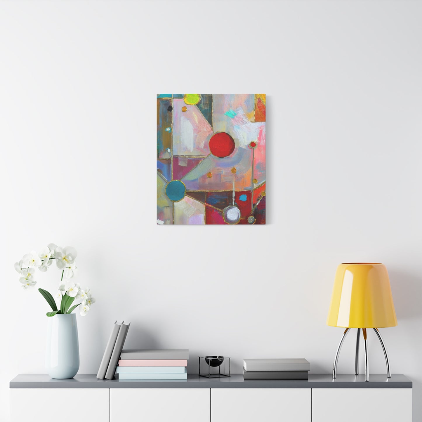 Abstract Oil Painting Print Canvas 20x24,20x30,24x30 24x32,24x36,30x40 32x48,36x48,40x60 Pine-Wood Inner Frame ABS-175
