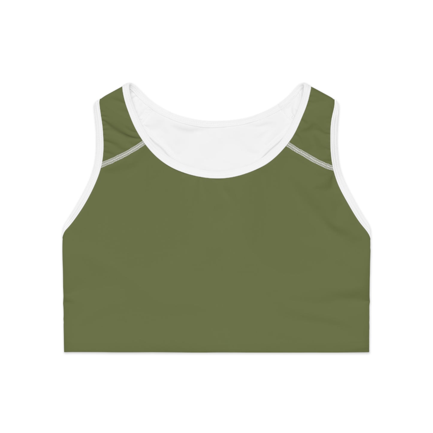 Green Color Sports Bra, Green Sports Bra 10