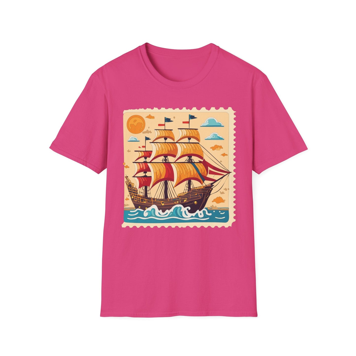 Ship T Shirts Frigate T Shirts Vessel Tee Shirt Unisex Gildan Softstyle 64000 Comfort Fit