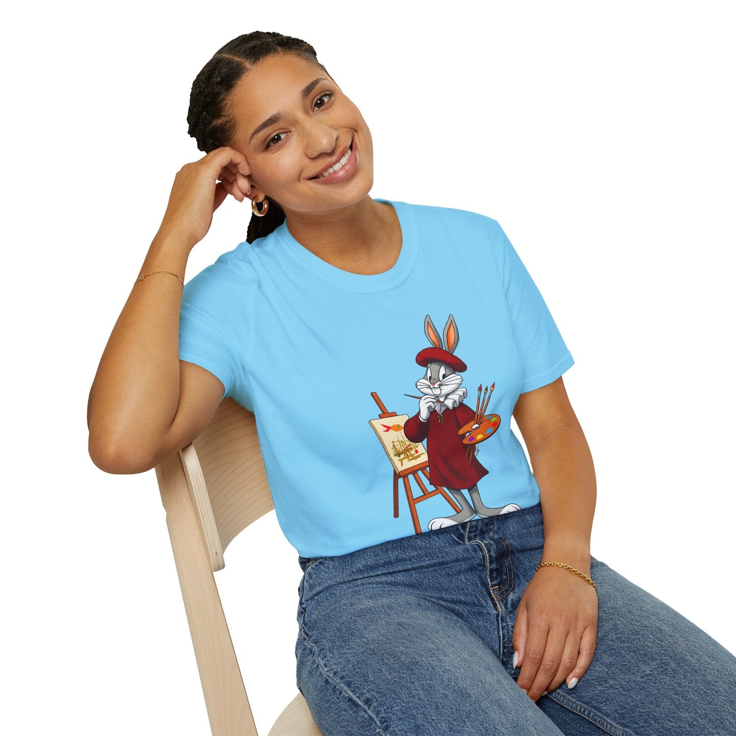 Bugs Bunny Cartoon Shirt Unisex Tee Shirt With Classic Animation Design Graphic Artwork