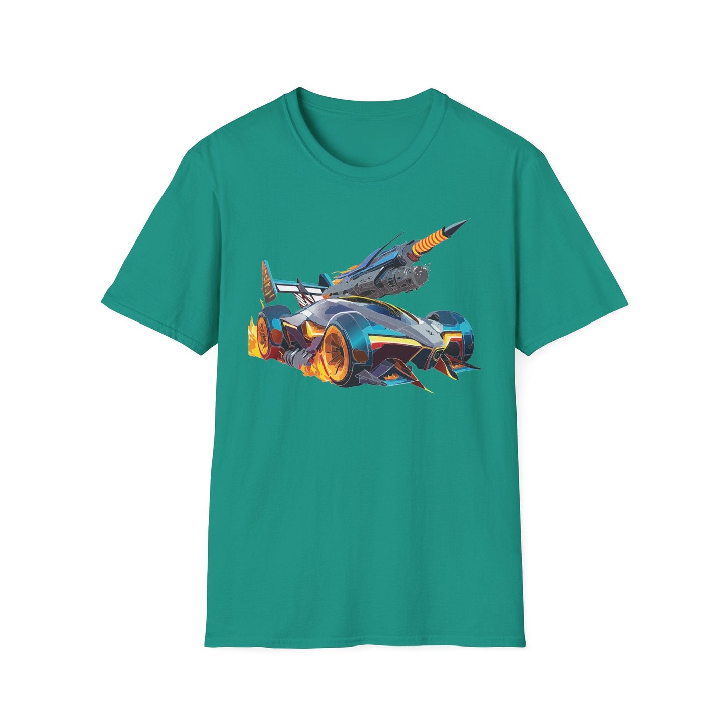 Unisex Car T Shirt Softstyle Cotton Tee With Car Design Hot Wheels Graphic Tee For Men And Women