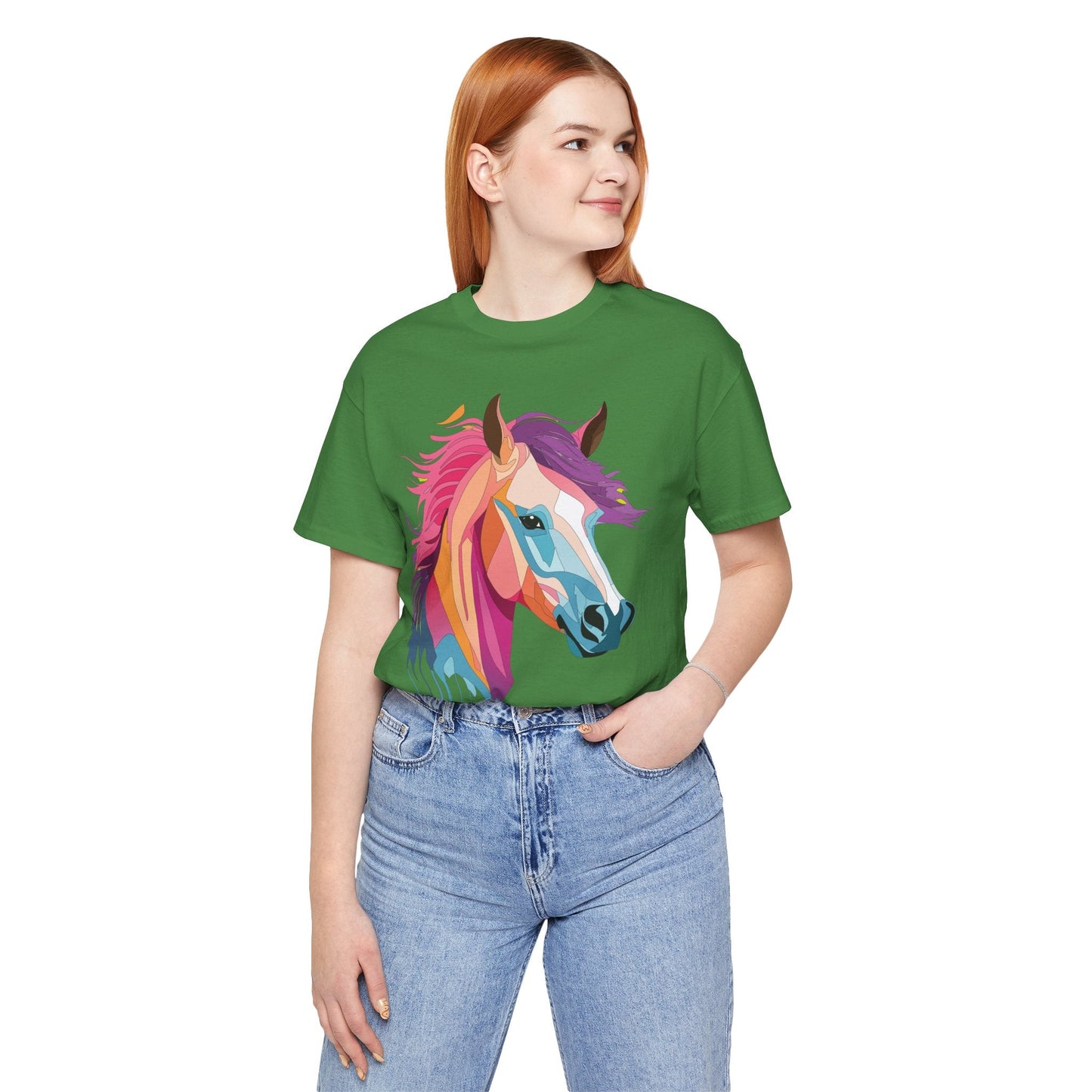 Unisex Animal Shirt Art Design Short Sleeve With Wild Animals Graphic Print Comfort Tee