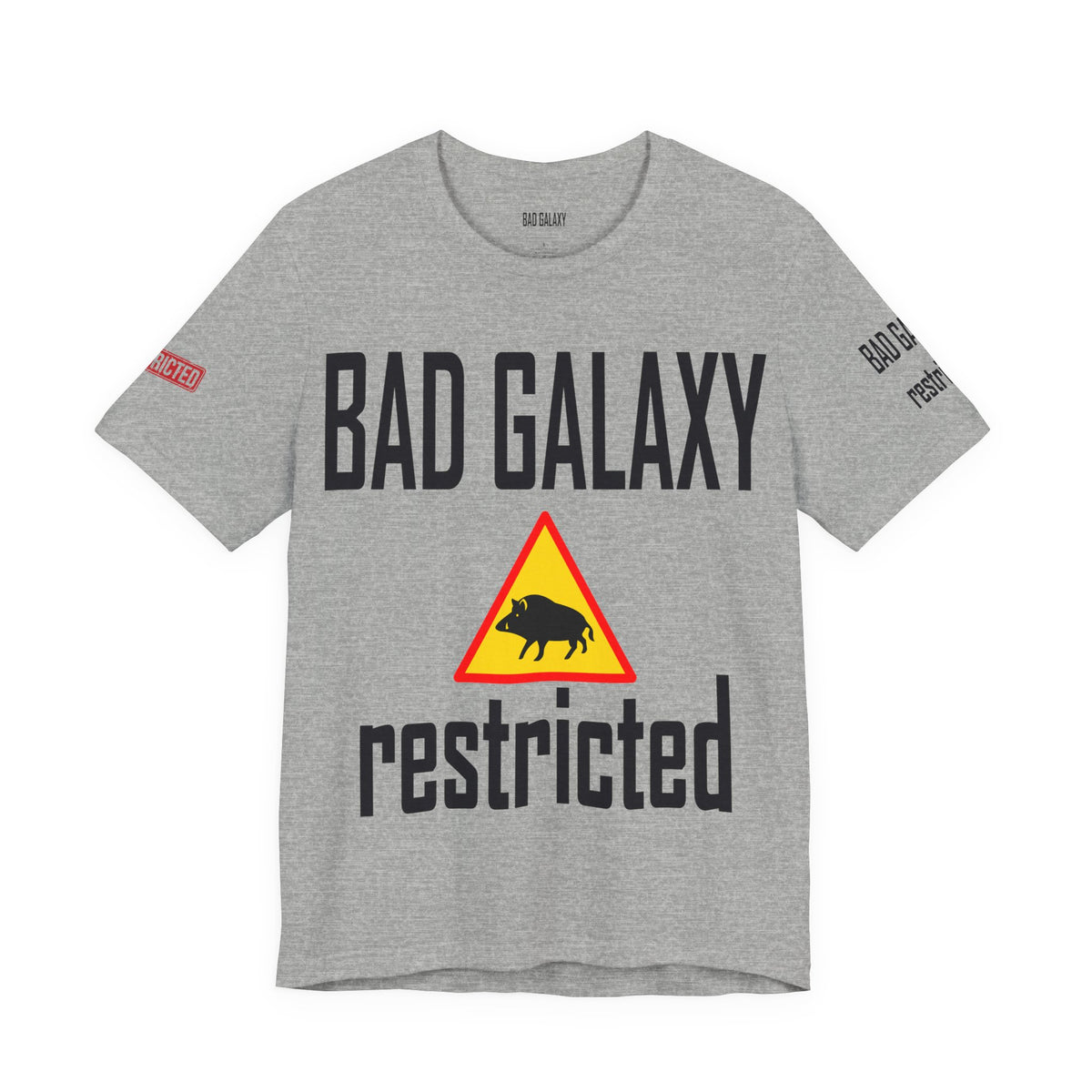 Art Red Stamp Graphic Unisex Cotton Bella+Canvas Tee with Art Design b95