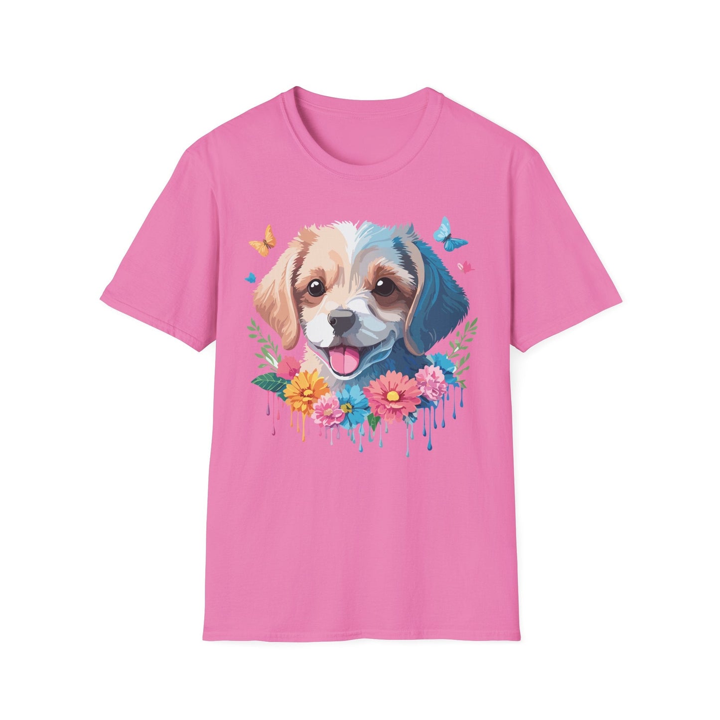 Dog Shirt Unisex Softstyle Tee Gildan 64000 100 Percent Ring Spun Cotton