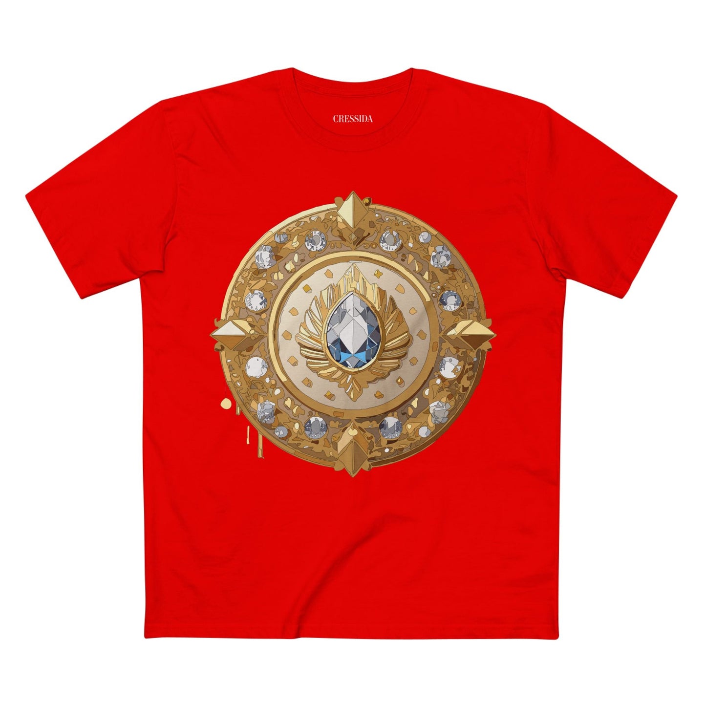 Medallion Graphic T-Shirt Unisex 100 Cotton With Gold Art Design Medal Tee 26