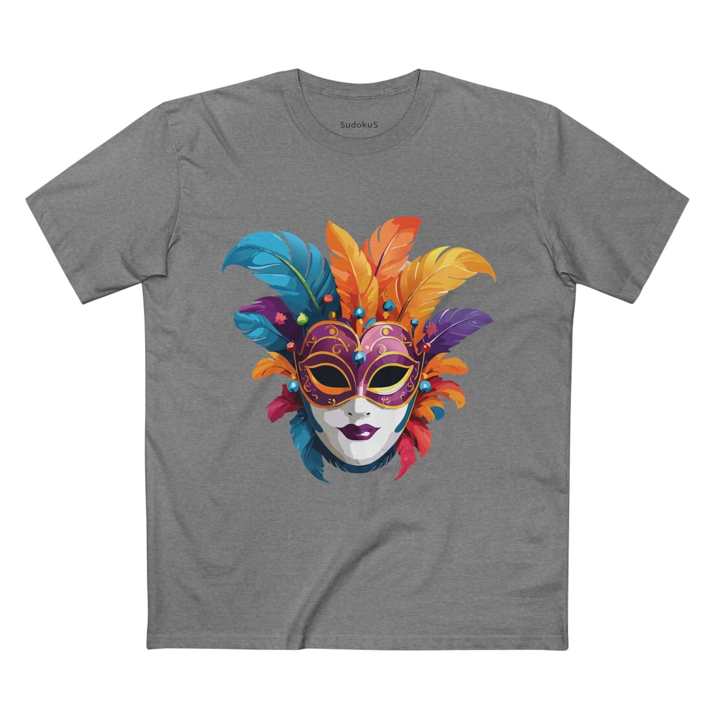 Mask Graphic Unisex 100 Cotton Staple Tee 38