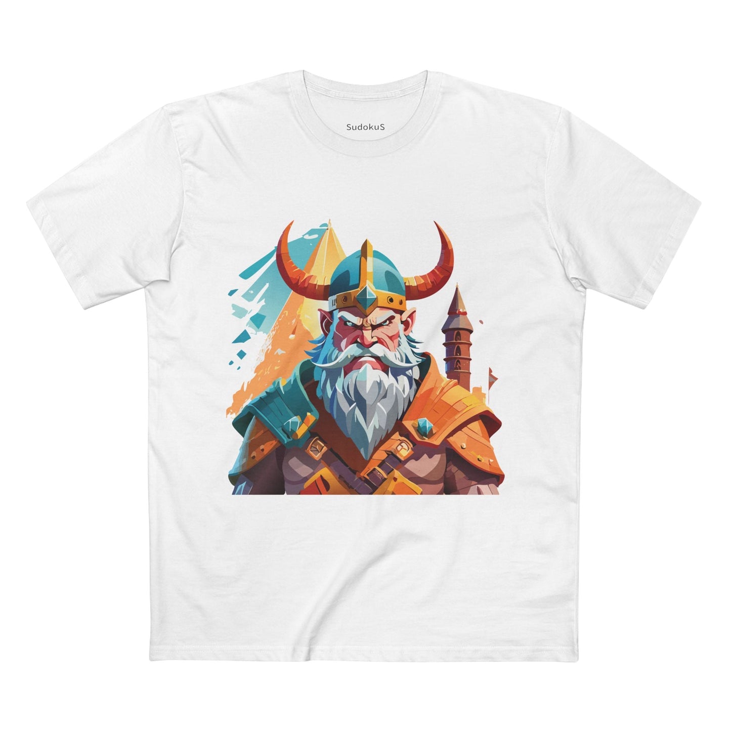 Viking Graphic Unisex 100 Cotton Staple Tee 12