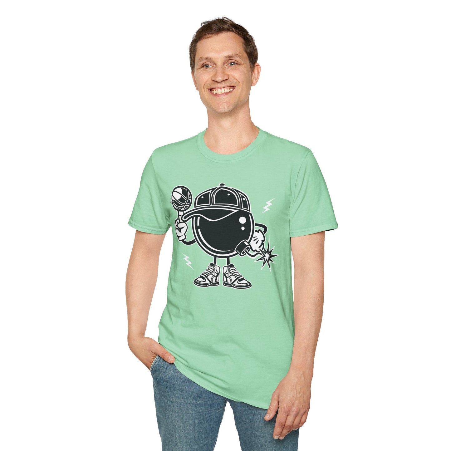 Cartoon Animation T Shirt Unisex Funny Tee Gildan Softstyle 100 Percent Cotton Comfort