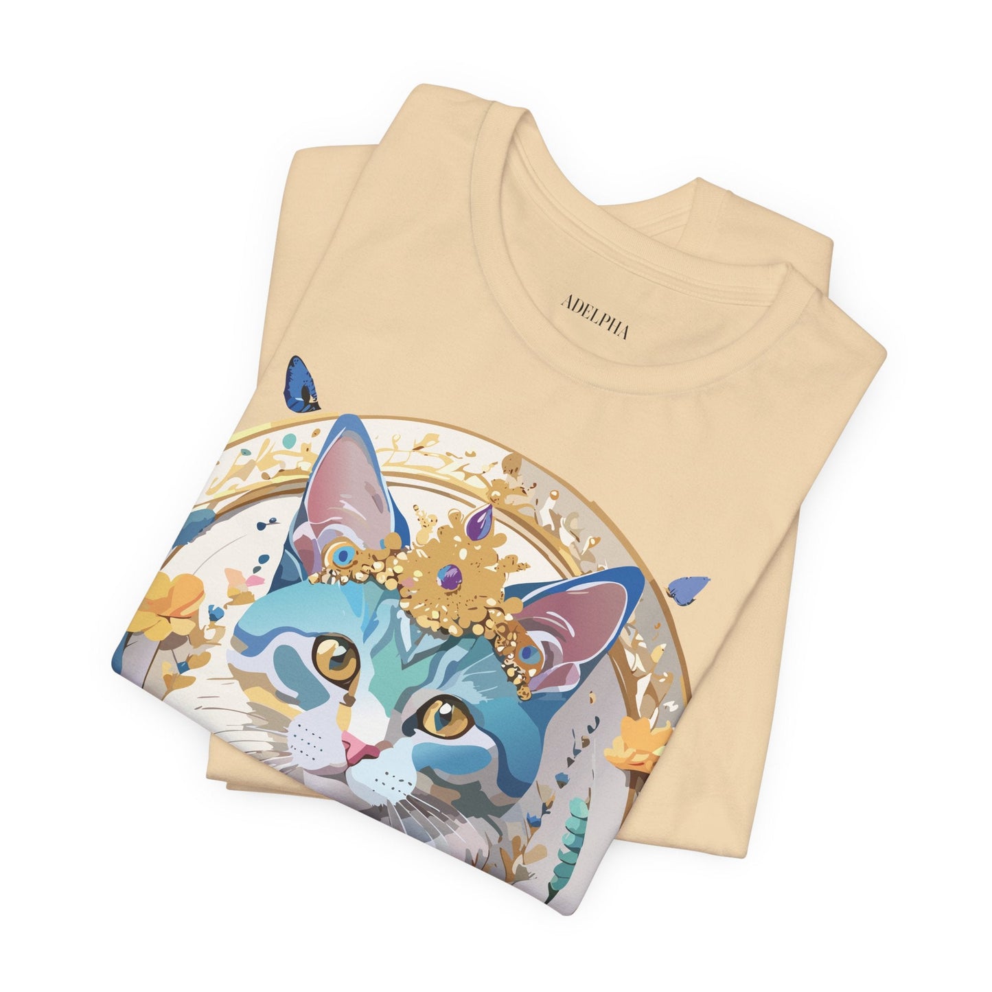 Unisex Graphic Tee With Adelpha Artwork Vintage Inspired Short Sleeve Jersey Shirt