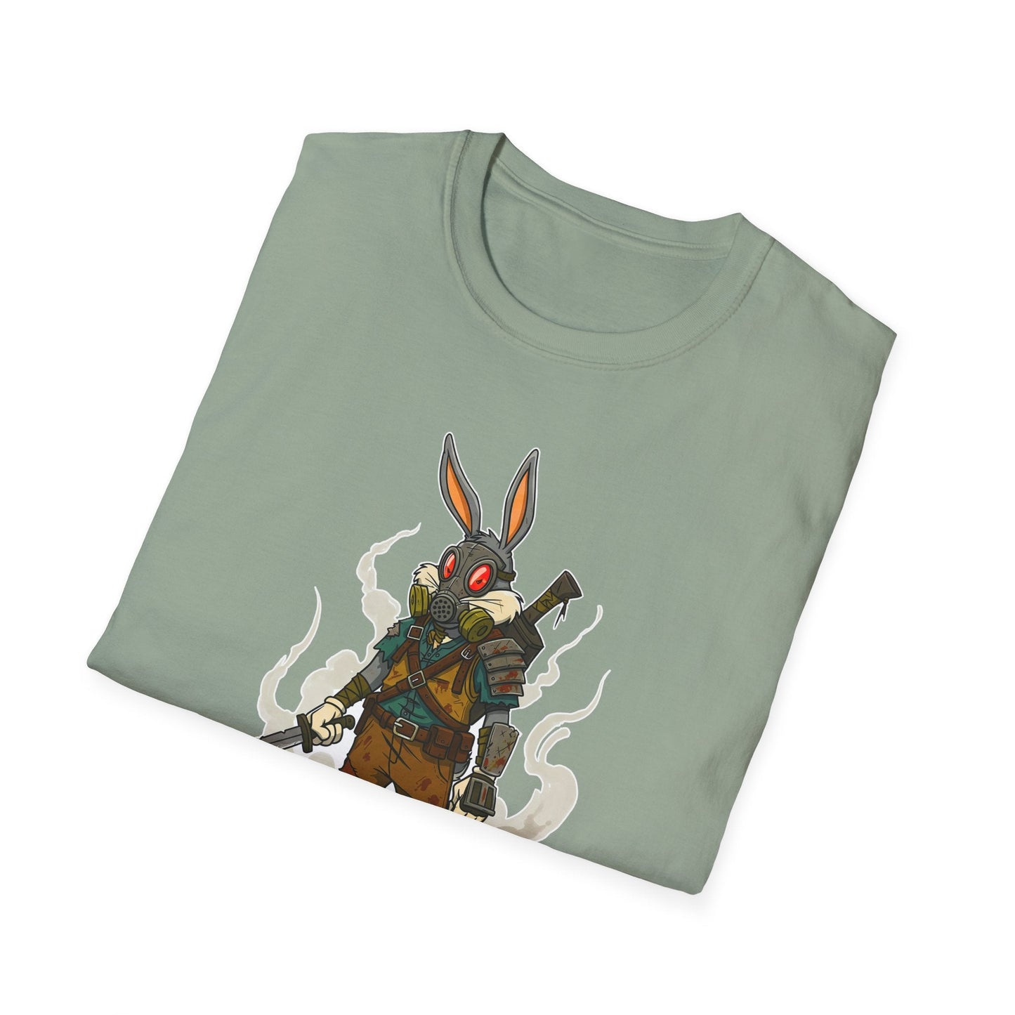 Cartoon Bunny Graphic Unisex Cotton Animal Animation Artwork Design Tee 13