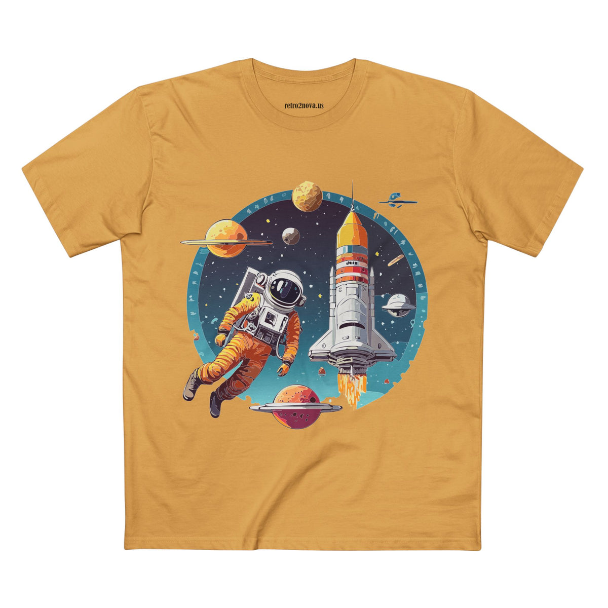 Cosmos Astronaut Graphic Tee Staple Unisex 100 Cotton Tee Shirt - CS-29