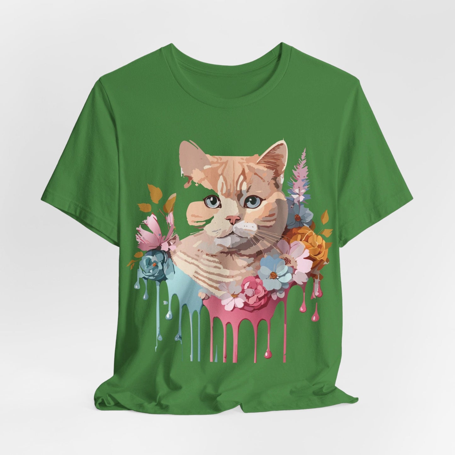 Adelpha Cat Graphic T Shirt Unisex Short Sleeve Art Design Tee Vintage Inspired