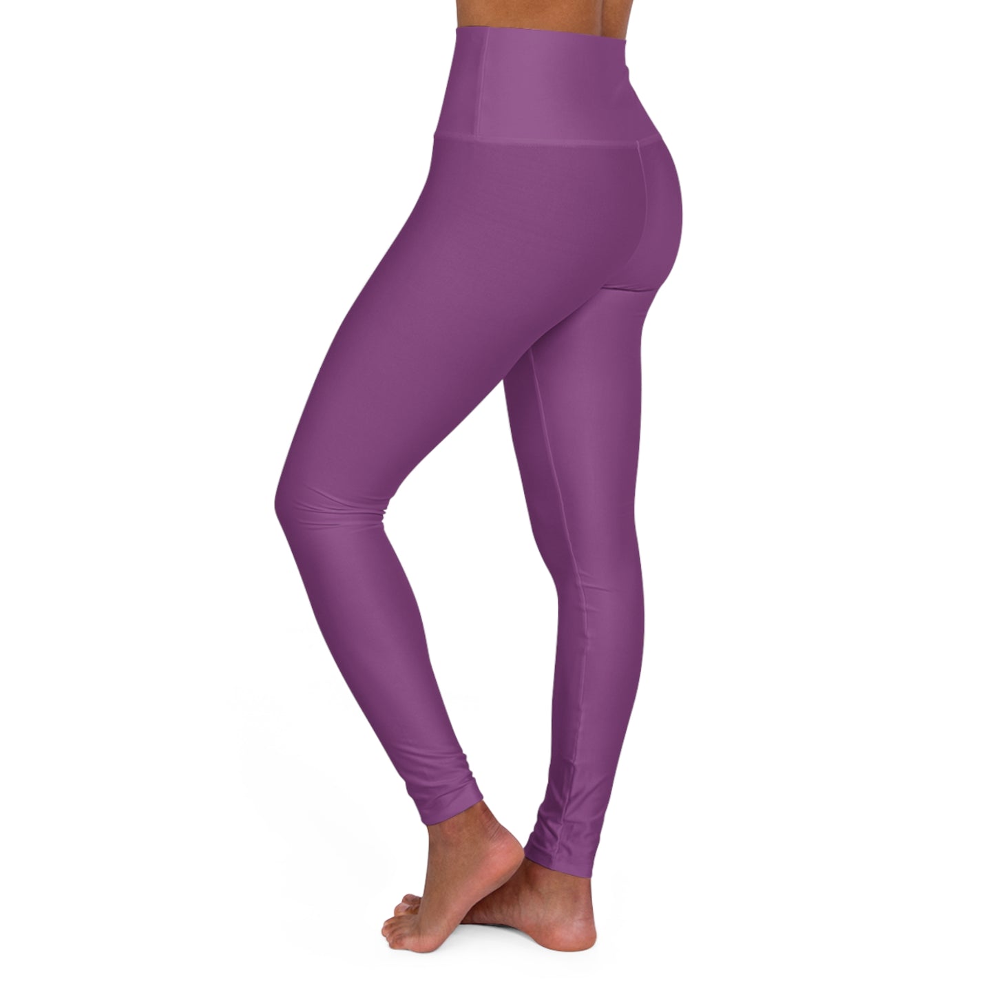 Grape Soda Bordo Color High-Waist Yoga Leggings Women's Seamless Poly-Span Stretchy Pants XS-2XL
