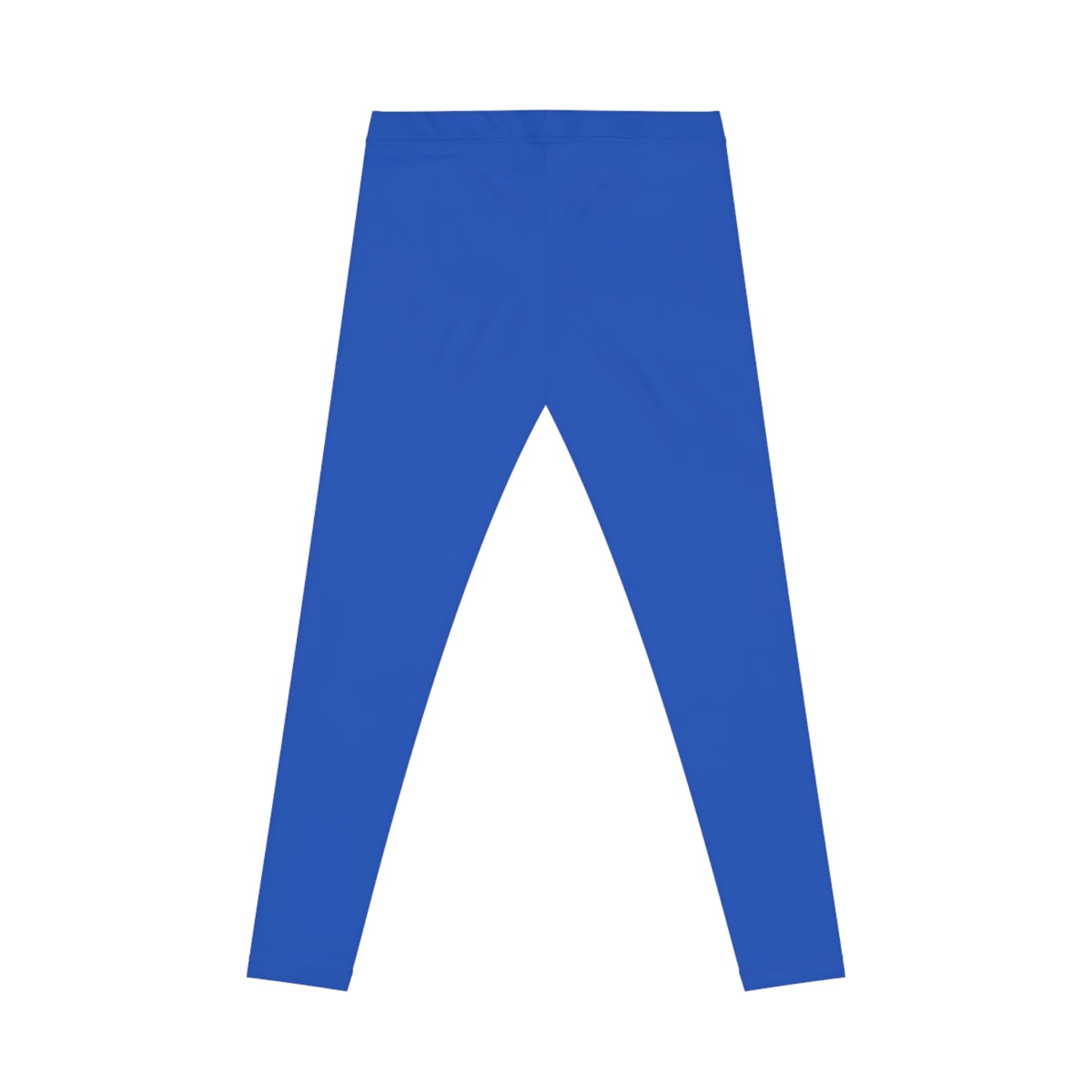 Sapphire Blue Color Women's Poly-Span Casual Leggings XS-2XL