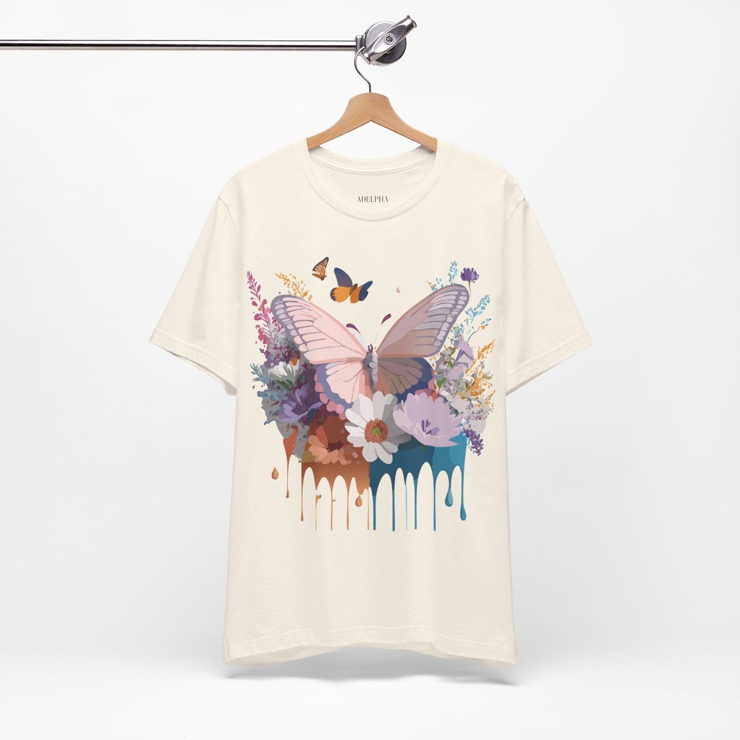 Butterfly Graphic Tee Adelpha Art Design Unisex Short Sleeve Shirt