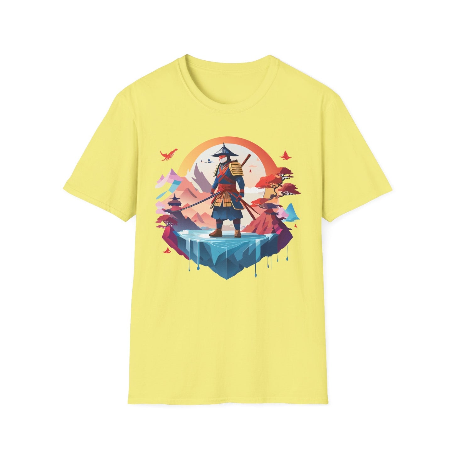 Samurai Shirt Unisex Softstyle Tee 100 Percent Ring Spun Cotton Short Sleeve T Shirt Comfort Fit