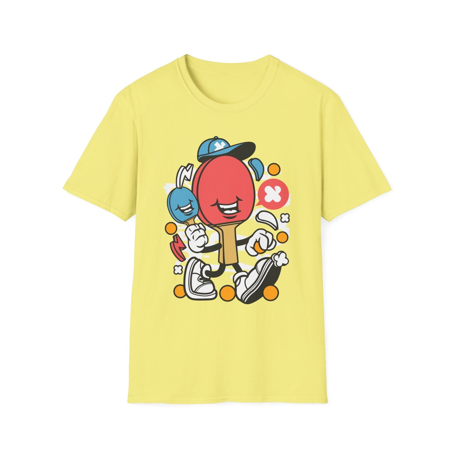 Unisex Cartoon T Shirt Animation Funny Tee Gildan Softstyle 64000 100 Percent Ring Spun Cotton
