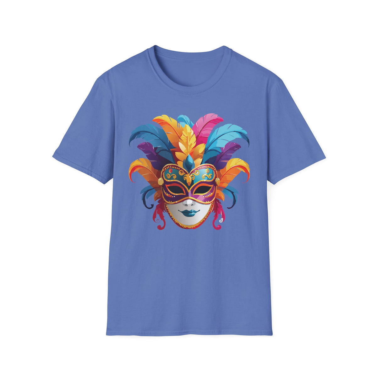 Mask Masquerade Carnival Graphic Tee Gildan Unisex 100 Cotton Tee Shirt m30