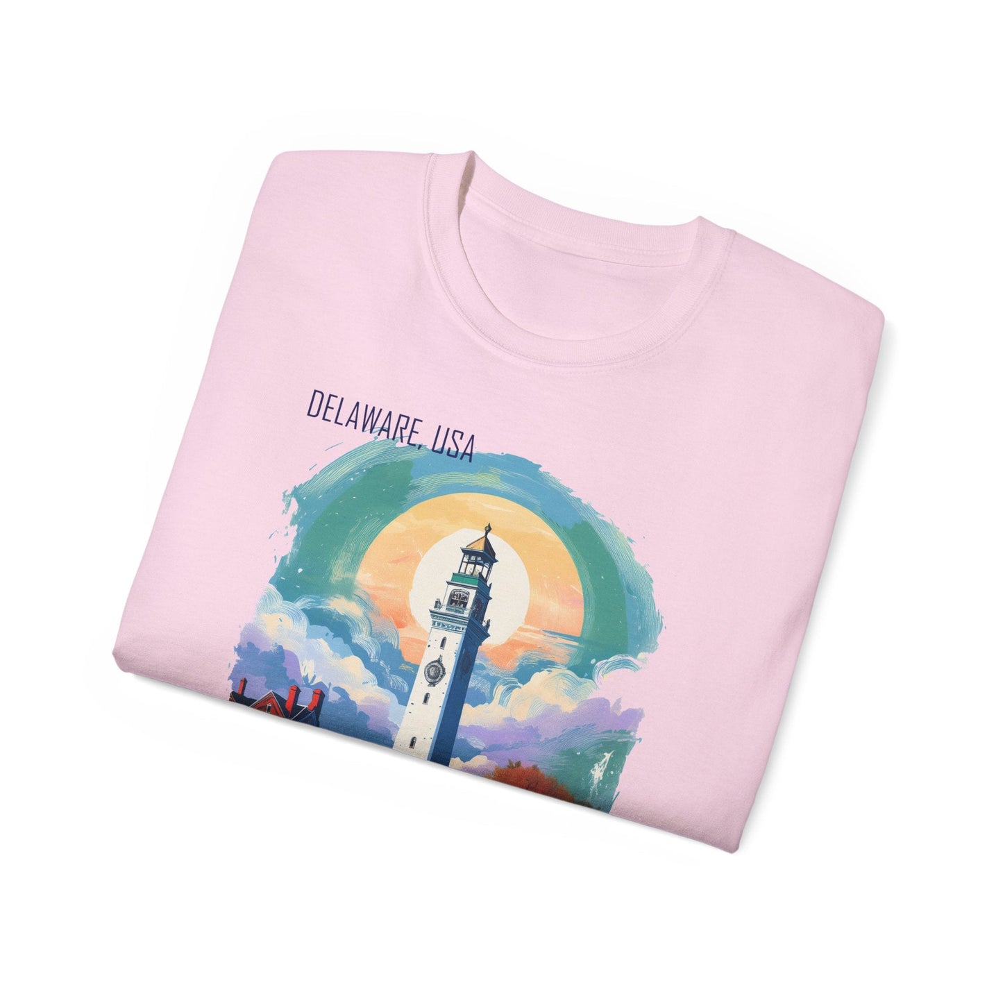 Delaware Graphic Unisex Cotton T‑Shirt 1