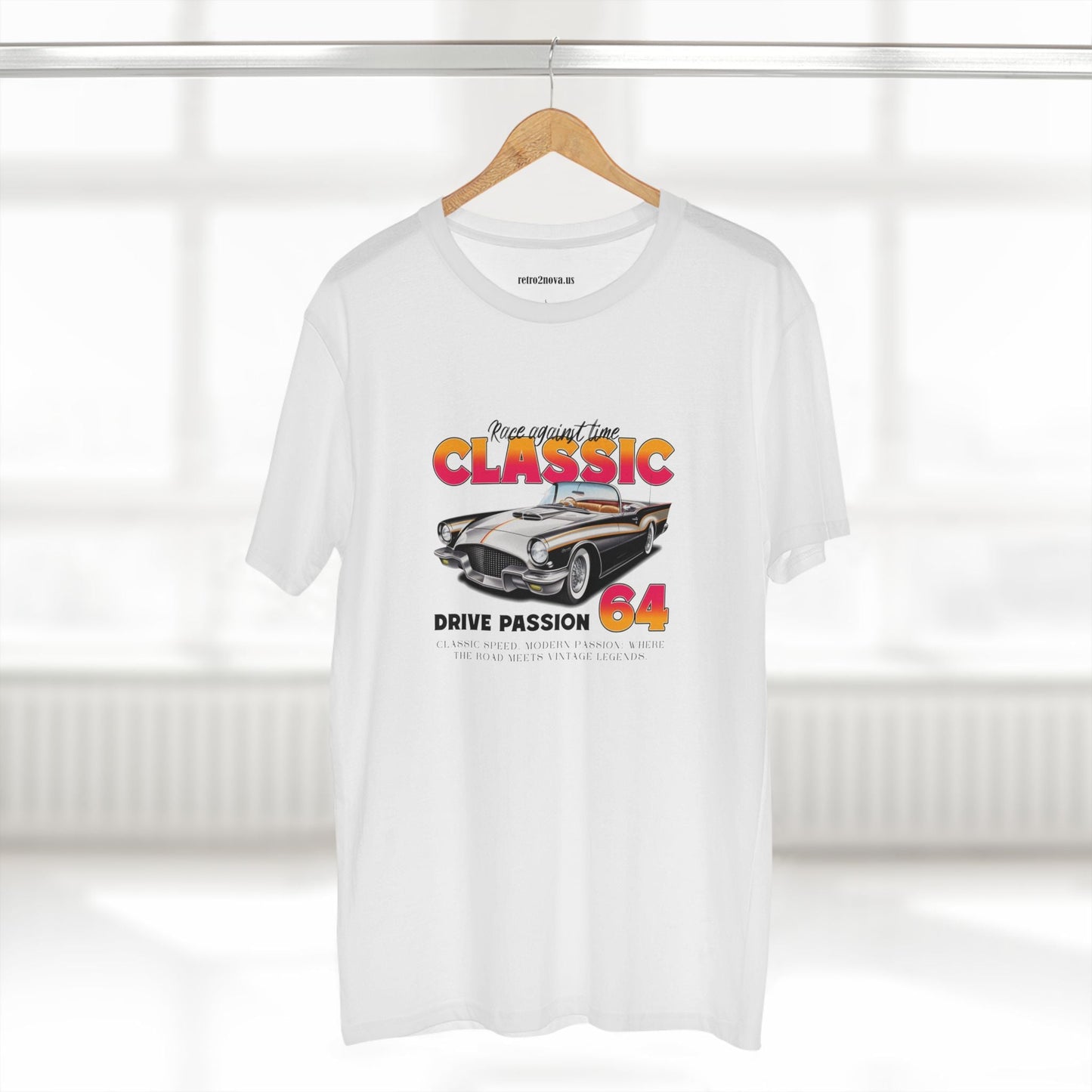 Retro Car Shirts Vintage Car Shirts Unisex Premium Cotton Tee With Original Art Design RC 16