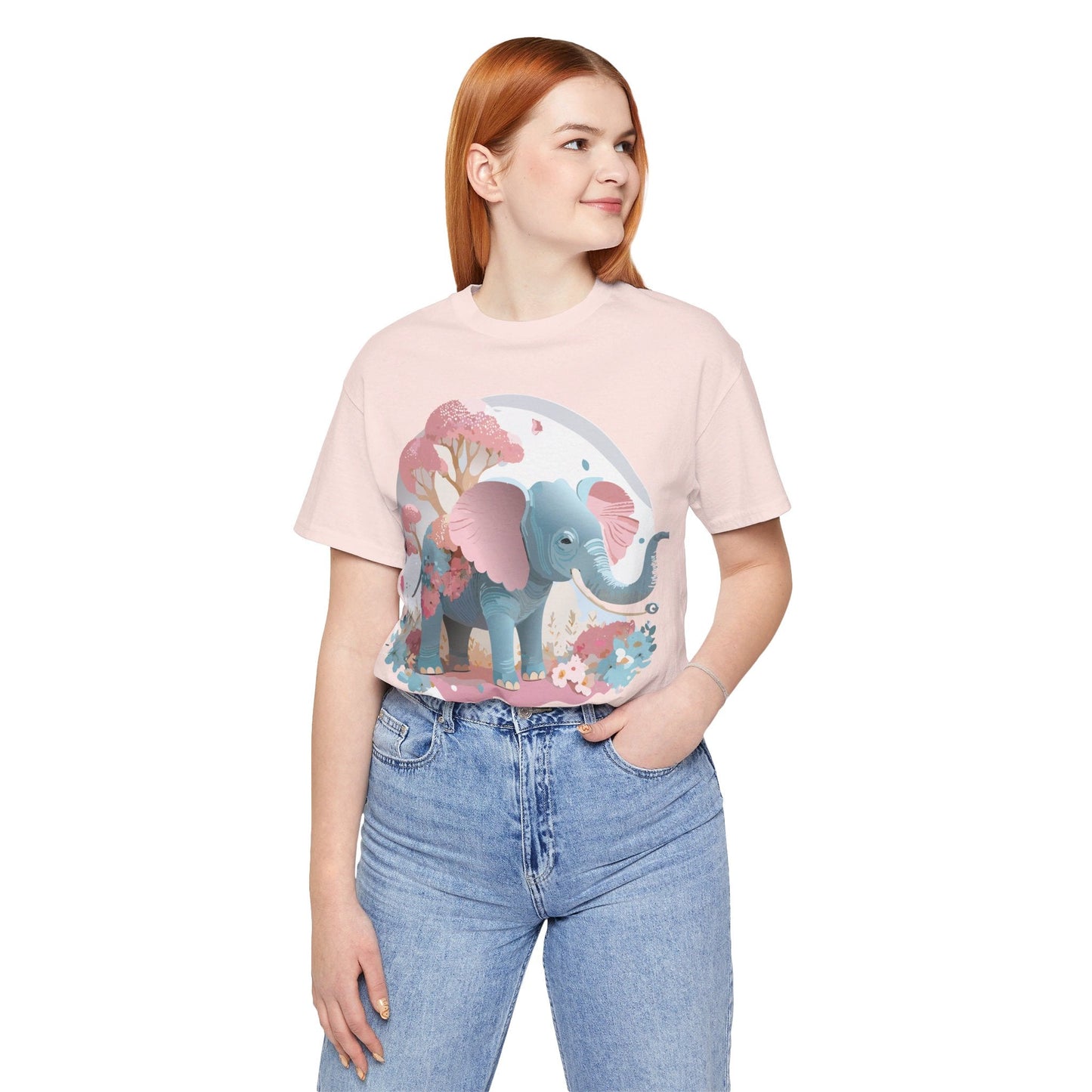 Elephant Graphic T Shirt Unisex By Adelpha Vintage Inspired Art Design Tee Premium Quality Cotton