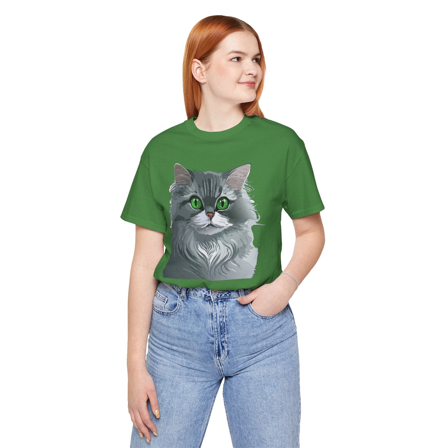 Unisex Animal Shirt With Art Design Animals Tee Short Sleeve Jersey Style Wild Animals Shirt