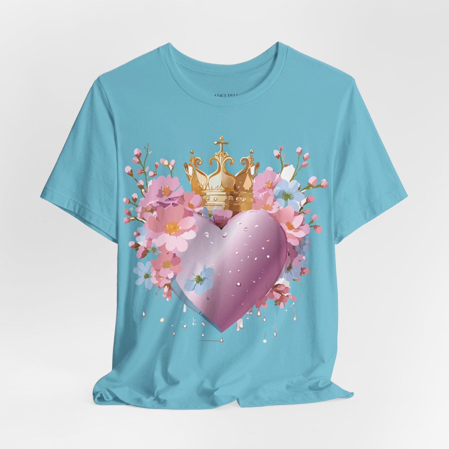 Valentine Graphic Tee Unisex Jersey Short Sleeve By Adelpha Vintage Inspired Artwork