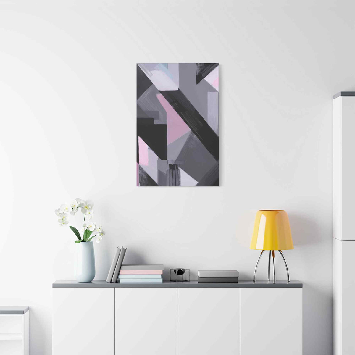 Abstract Geometric Painting Print Canvas 20x24,20x30,24x30 24x32,24x36,30x40 32x48,36x48,40x60 Pine-Wood Inner Frame ABS-45