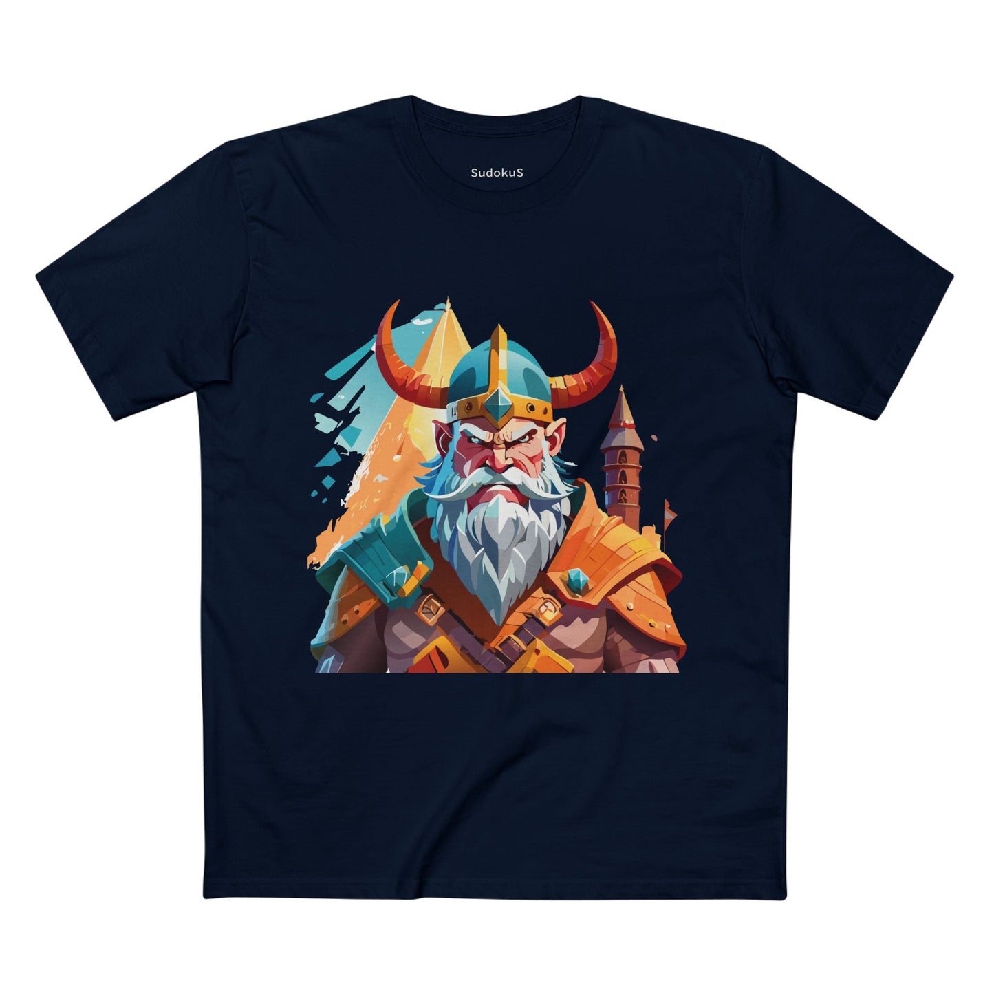 Viking Graphic Unisex 100 Cotton Staple Tee 12