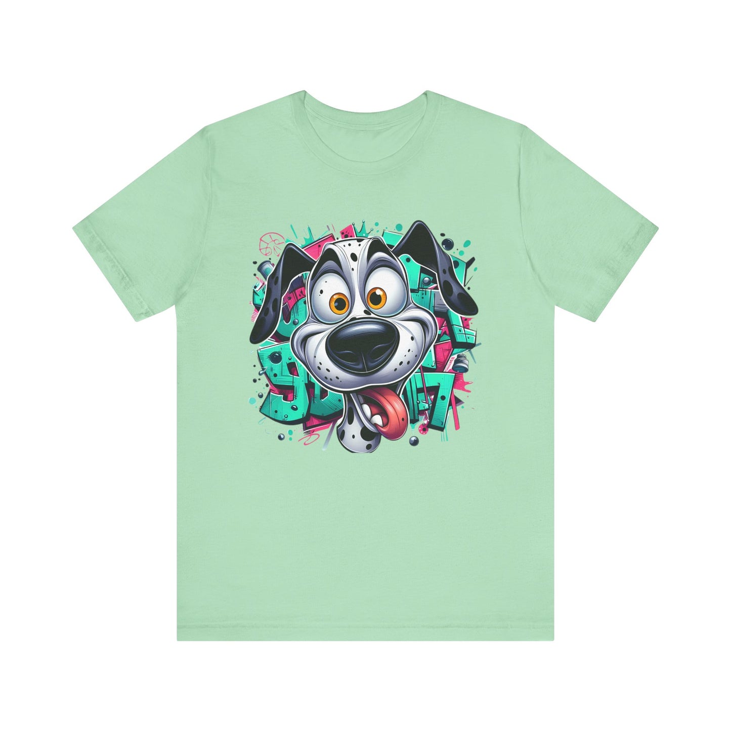 Viki Animal Tees, Dog Tee Shirt, Funny Dog T-Shirt, Art Design Top, Funny Animal T-Shirt, Graphic Tee