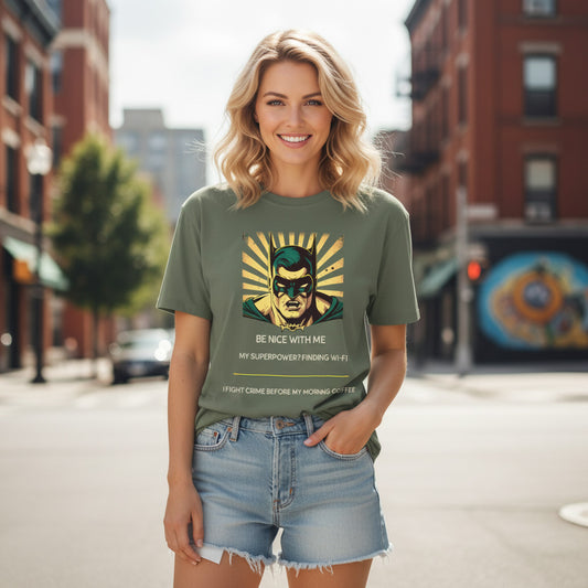 Funny Cartoon Quotes Slogan Graphic Tee Unisex 100 Cotton Comfort Colors T-Shirt 93