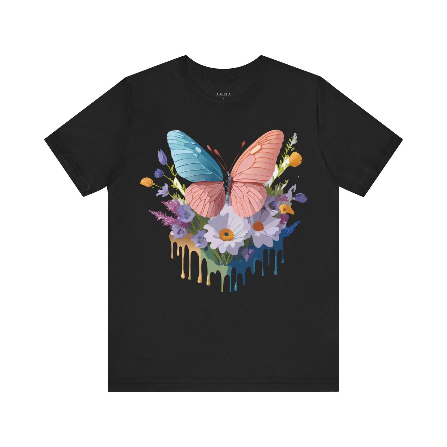 Butterfly Graphic Tee Unisex Adelpha Art Vintage Inspired Short Sleeve Shirt