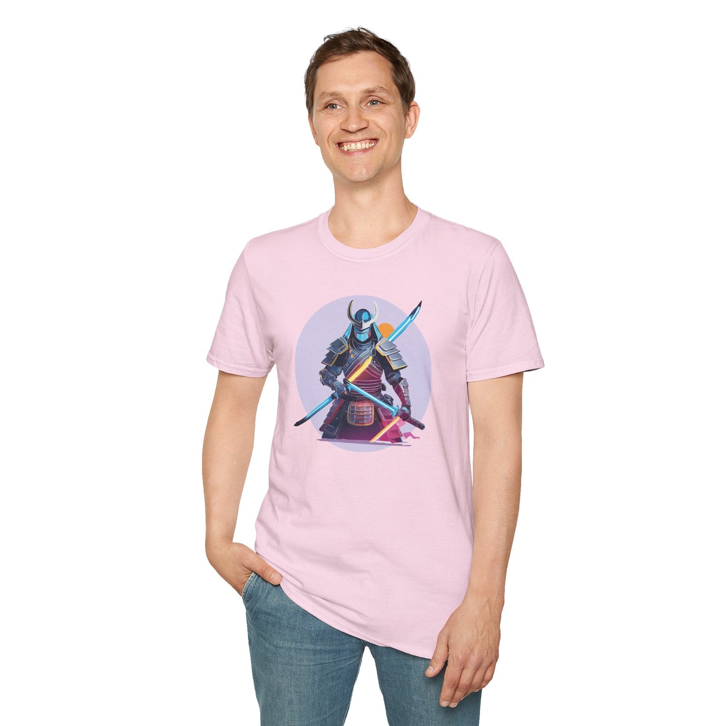 Samurai Shirt Unisex Gildan Softstyle Tee 100 Percent Cotton Lightweight Comfort