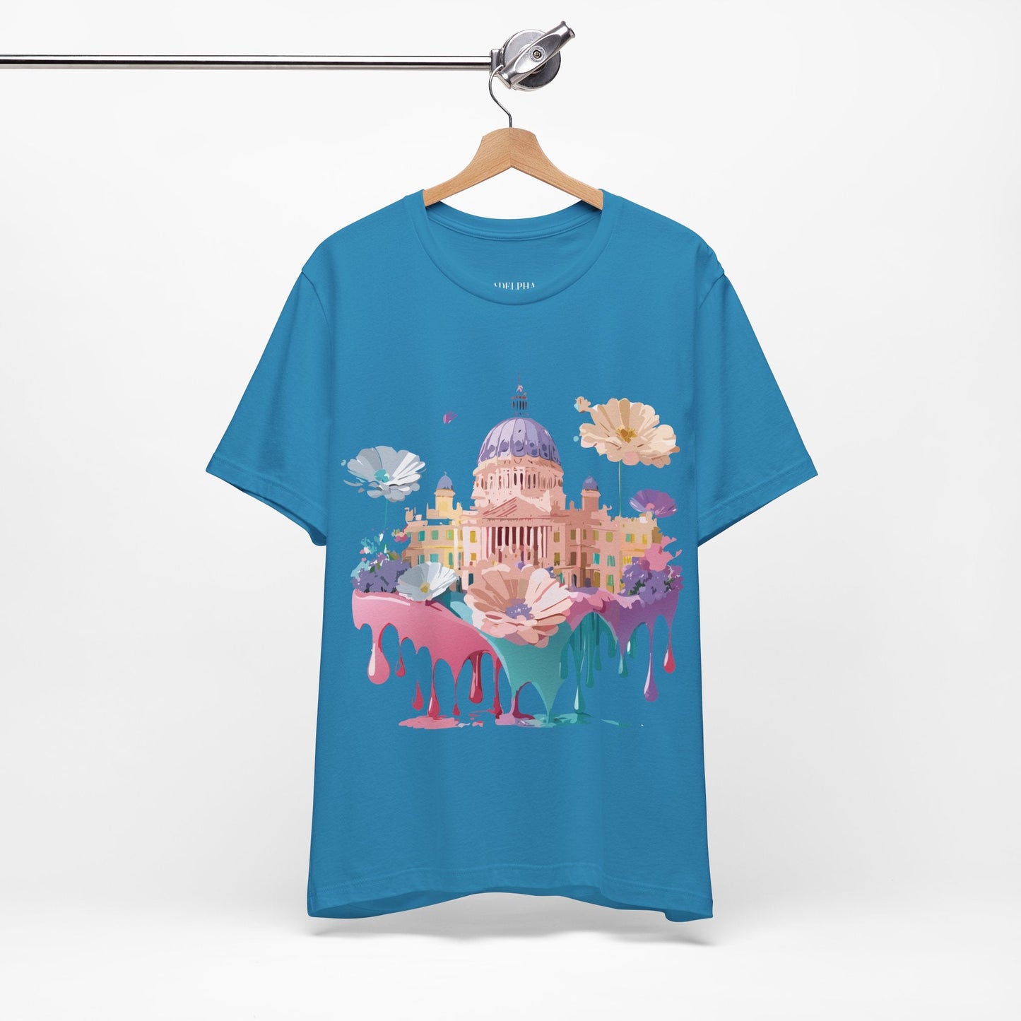 Madrid Tourist Shirt Graphic Tee Unisex Vintage Inspired Art Design Adelpha Brand