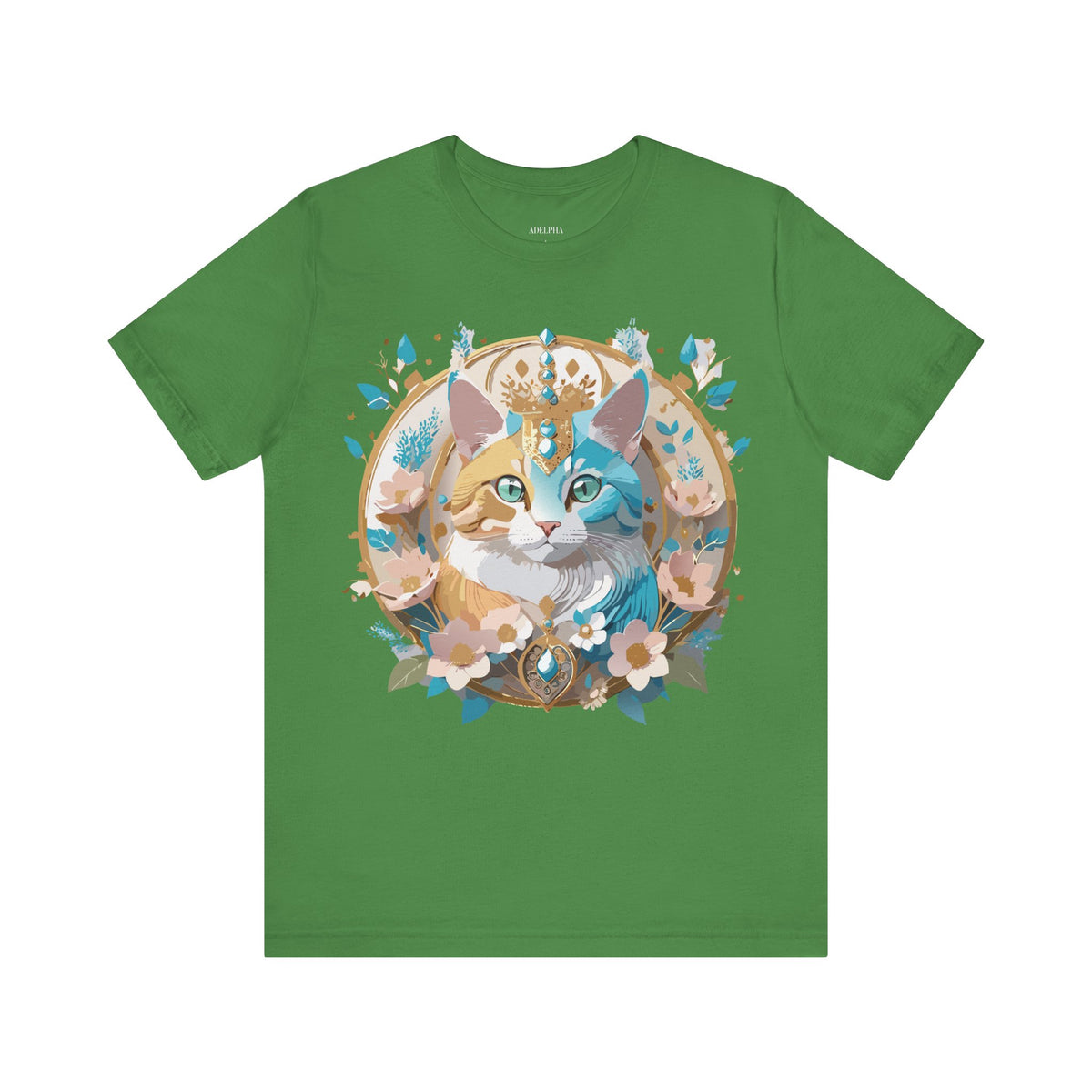 Medallion Graphic Unisex Cotton Bella+Canvas Tee with Art Design d65
