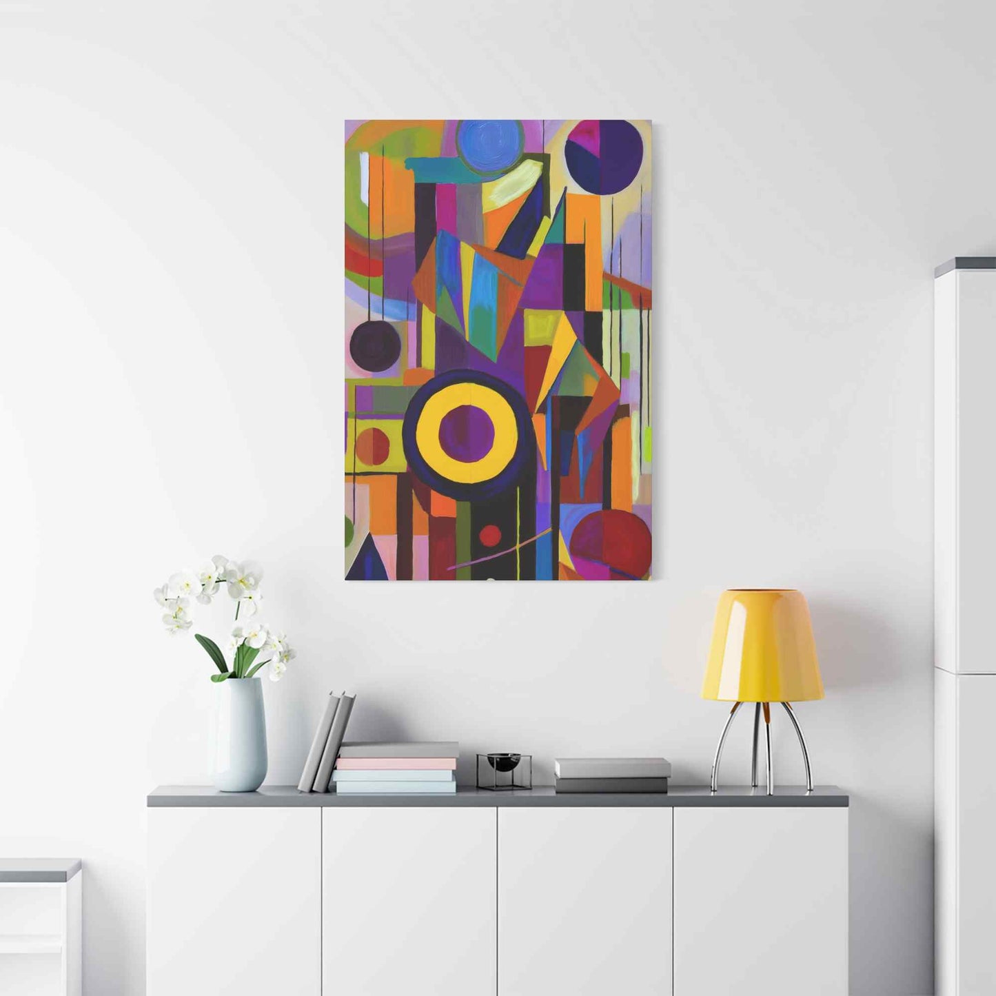 Abstract Painting Print Canvas 20x24,20x30,24x30, 24x32,24x36,30x40, 32x48,36x48,40x60 Pine-Wood Inner Frame ABS-2