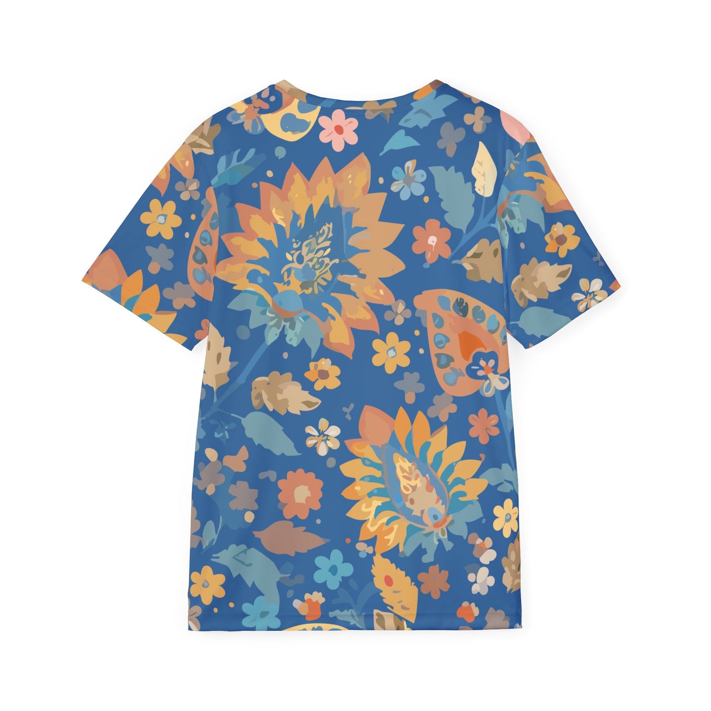 Unisex Floral Print Shirt, Shirt with Floral Print