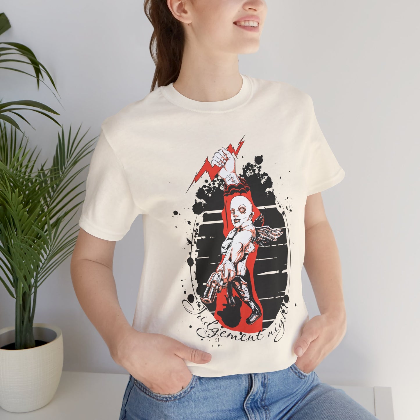 Judgment Night Tee, Artistic Tee, Graphic T-Shirt, Comic Tees, Artistic Comic T-Shirt, Vintage Top