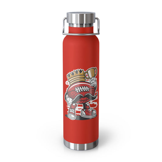 22oz Copper Insulated Water Bottle with Cartoon Design - CV21