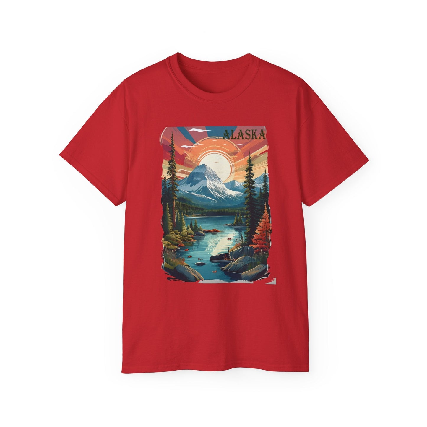 Alaska Graphic Unisex Cotton T‑Shirt 4