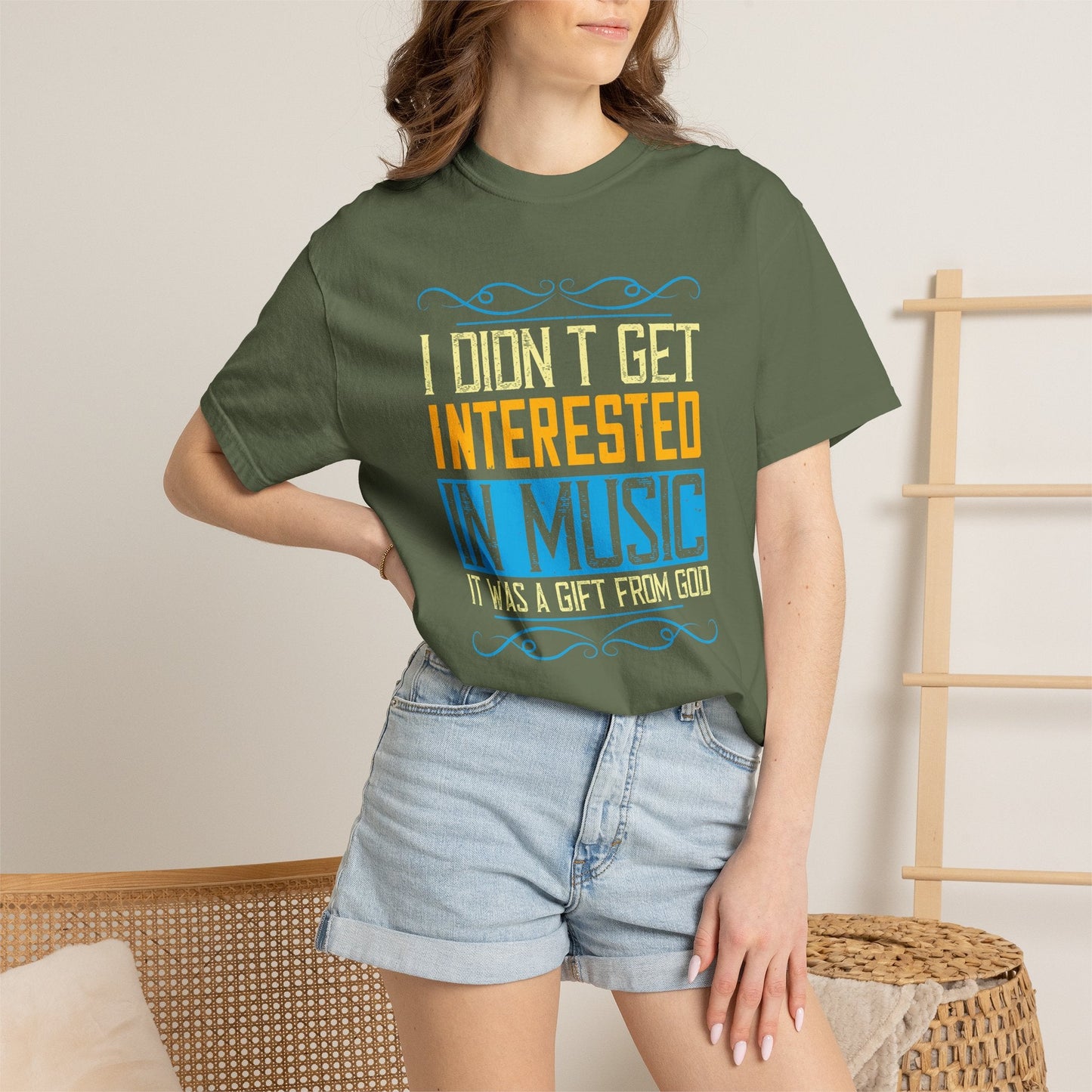 Music Graphic Design Unisex Cotton T-shirt m5