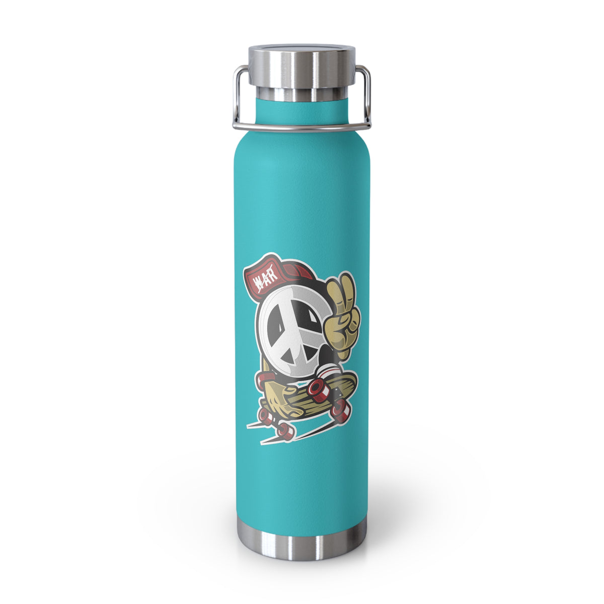 22oz Copper Insulated Water Bottle with Cartoon Design - CV102