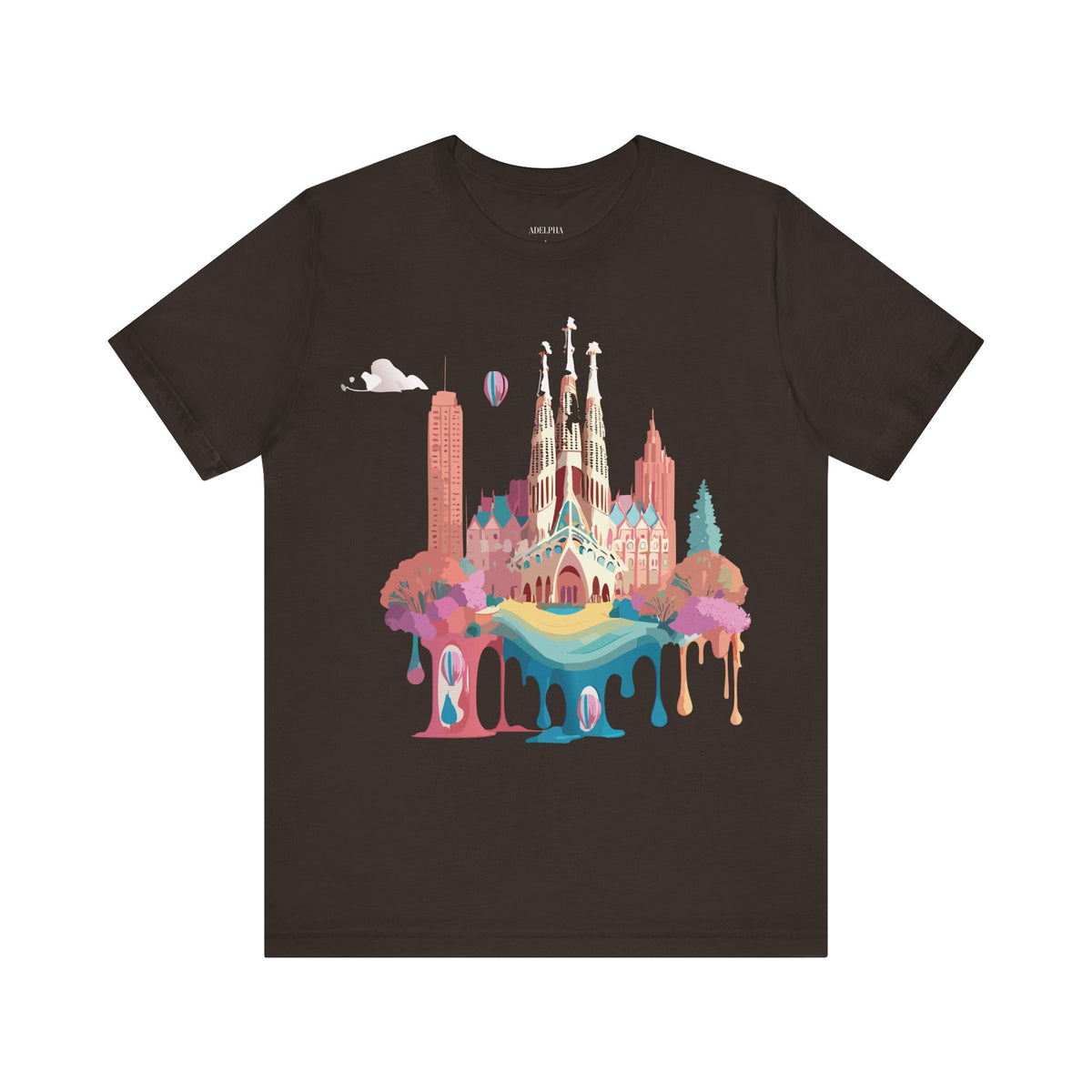 Unisex Cotton Bella+Canvas Tee with Barcelona